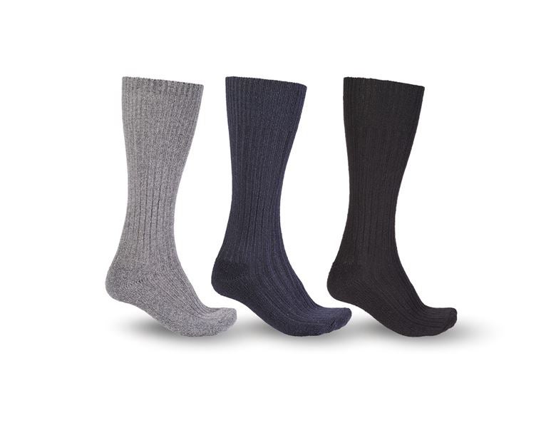 Pracovné ponožky e.s. Classic warm/x-high,bal.3 ks