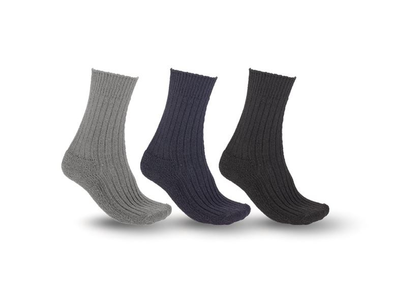 Pracovné ponožky e.s. Classic warm/high,bal.3 ks