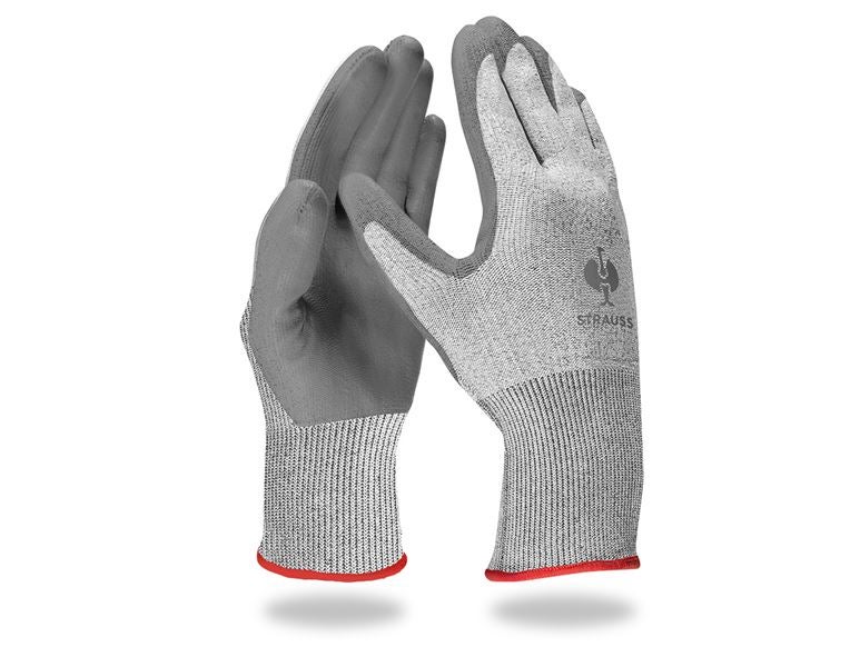 PU ochranné rukavice voči prerezaniu, cut C