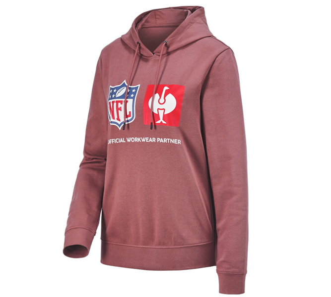 Hlavné zobrazenie, Odevy, NFL Hoodie cotton, ladies, oxidová červená