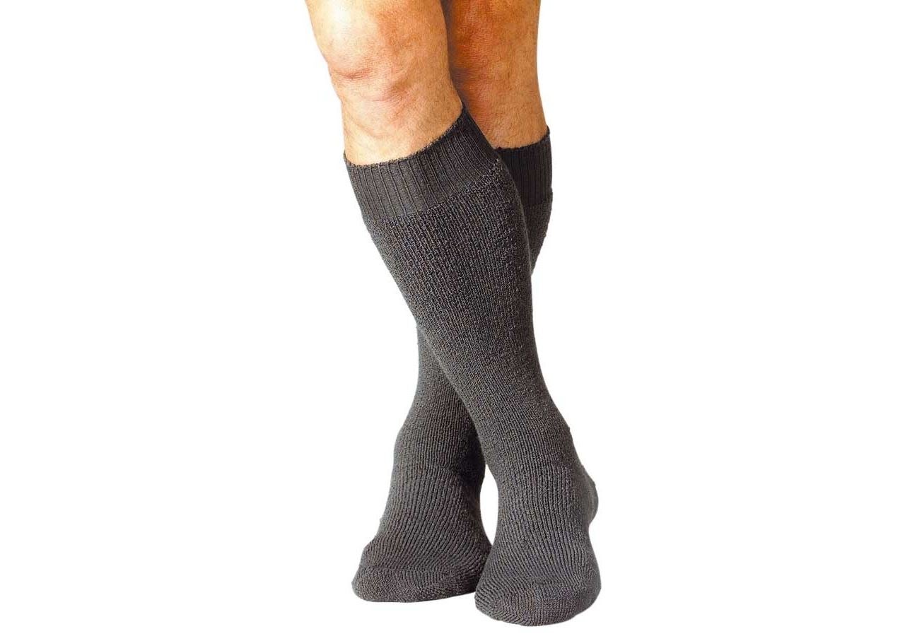 Ponožky | Pančuchy: Eskimácke ponožky e.s. Nature x-warm/x-high + antracitová
