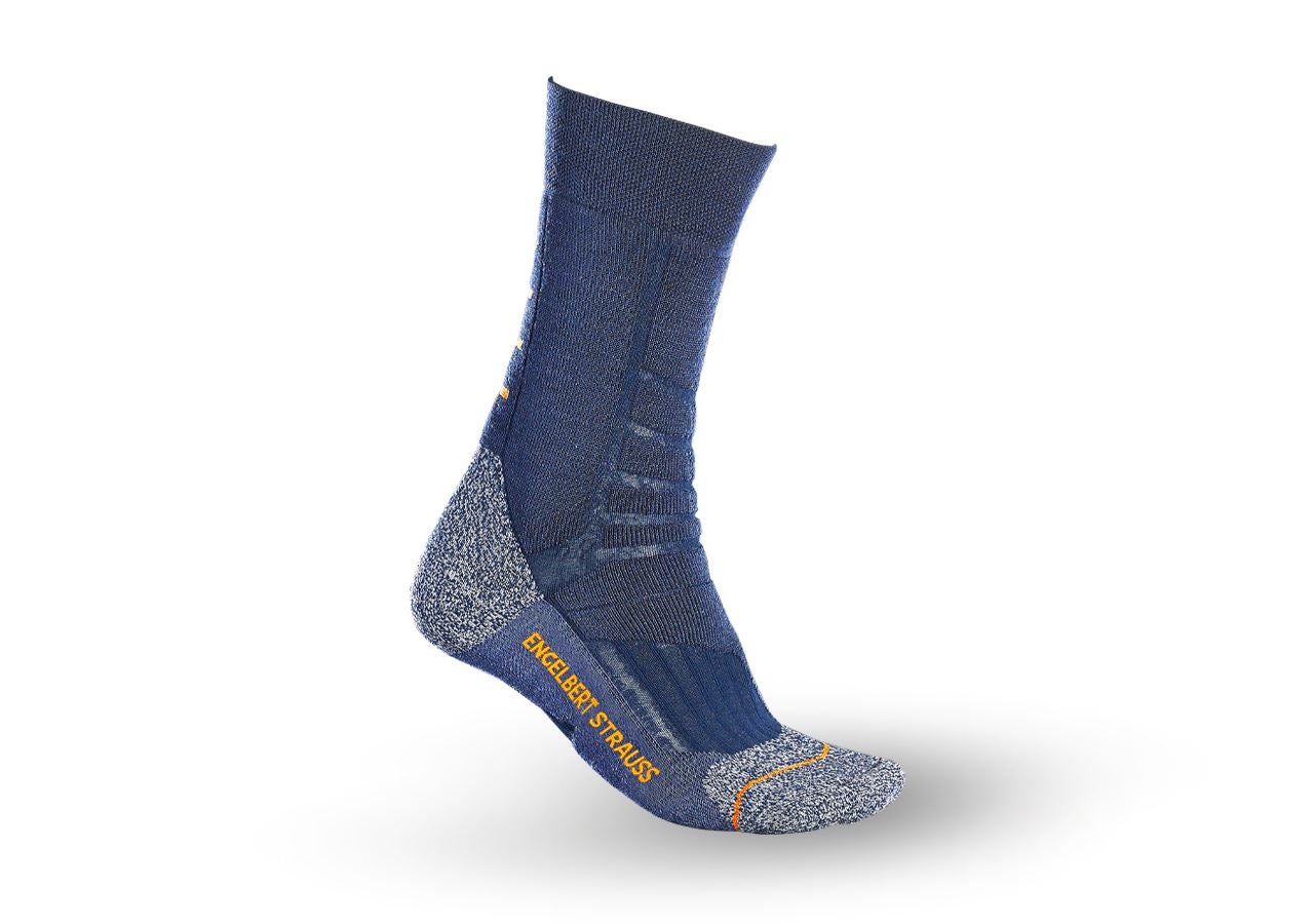 Ponožky | Pančuchy: Univerzálne ponožky e.s. Function warm/high + tmavomodrá