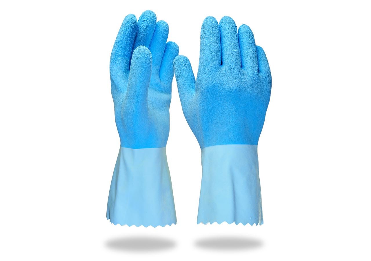 Odolné proti chemikáliám: Špeciálne latexové rukavice Hy Blue