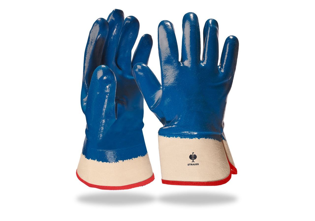 S povrchovou úpravou: Nitrilové rukavice ESH N630