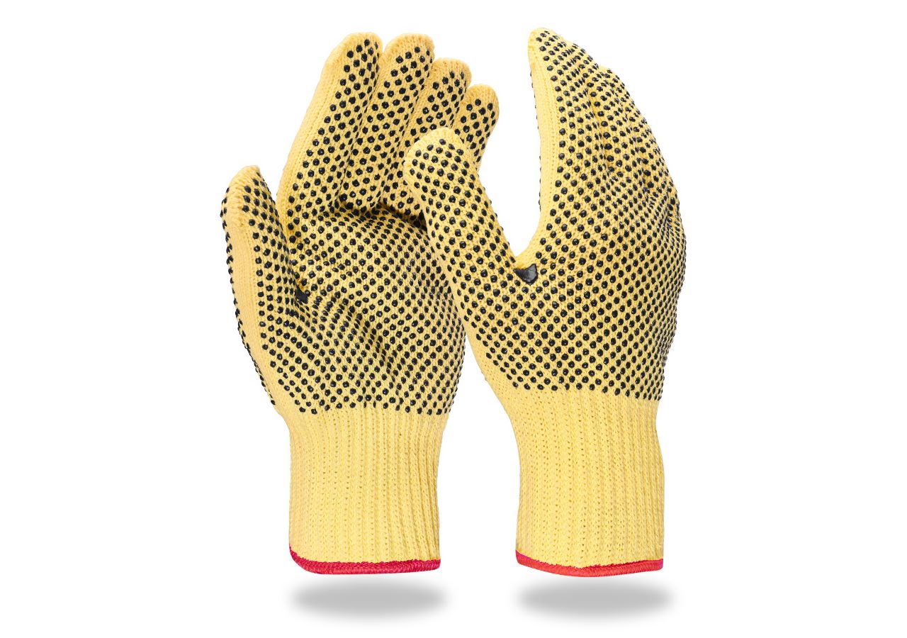 S povrchovou úpravou: Aramidové úpletové rukavice Safe Point
