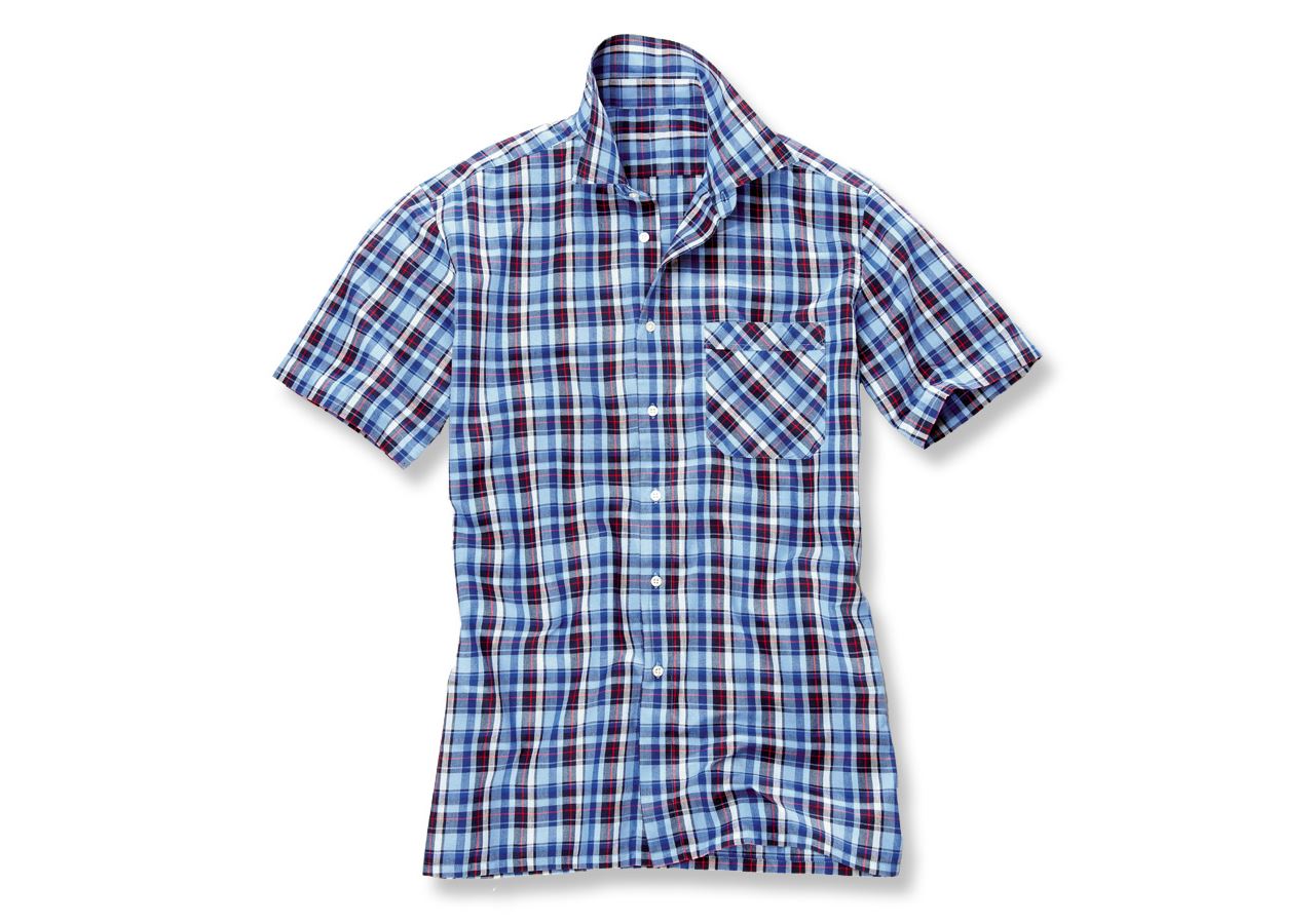 Tričká, pulóvre a košele: Košeľa s krátkym rukávom Rom + modrá
