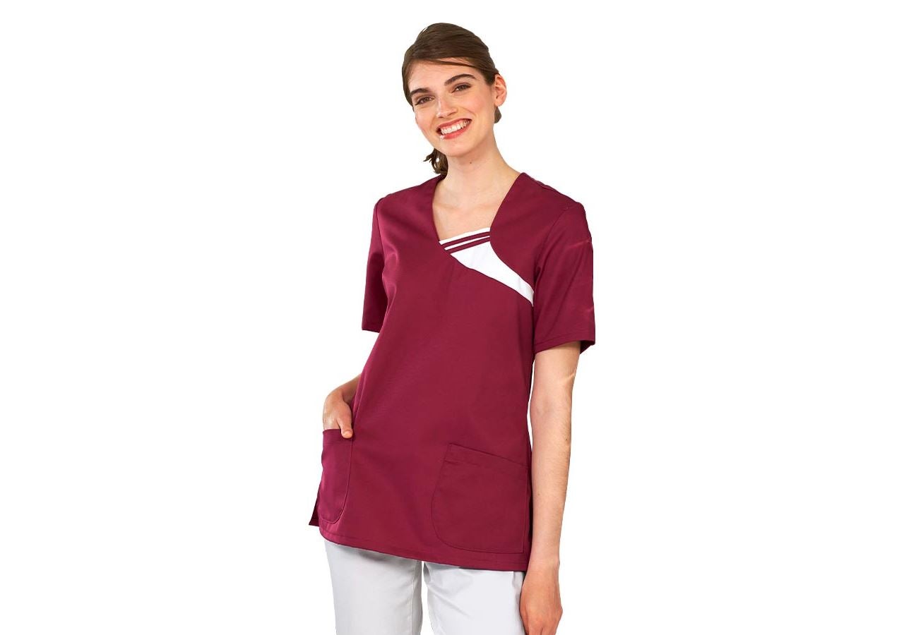 Tričká, pulóvre a košele: Pracovná košeľa Lorielle + cranberry
