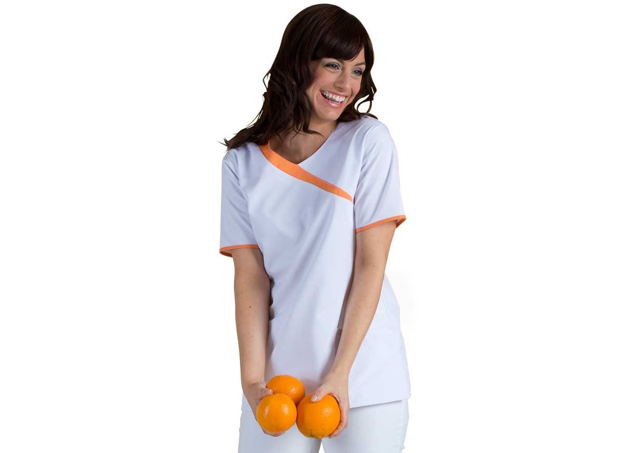 Tričká, pulóvre a košele: Pracovná košeľa Maren + biela/peach