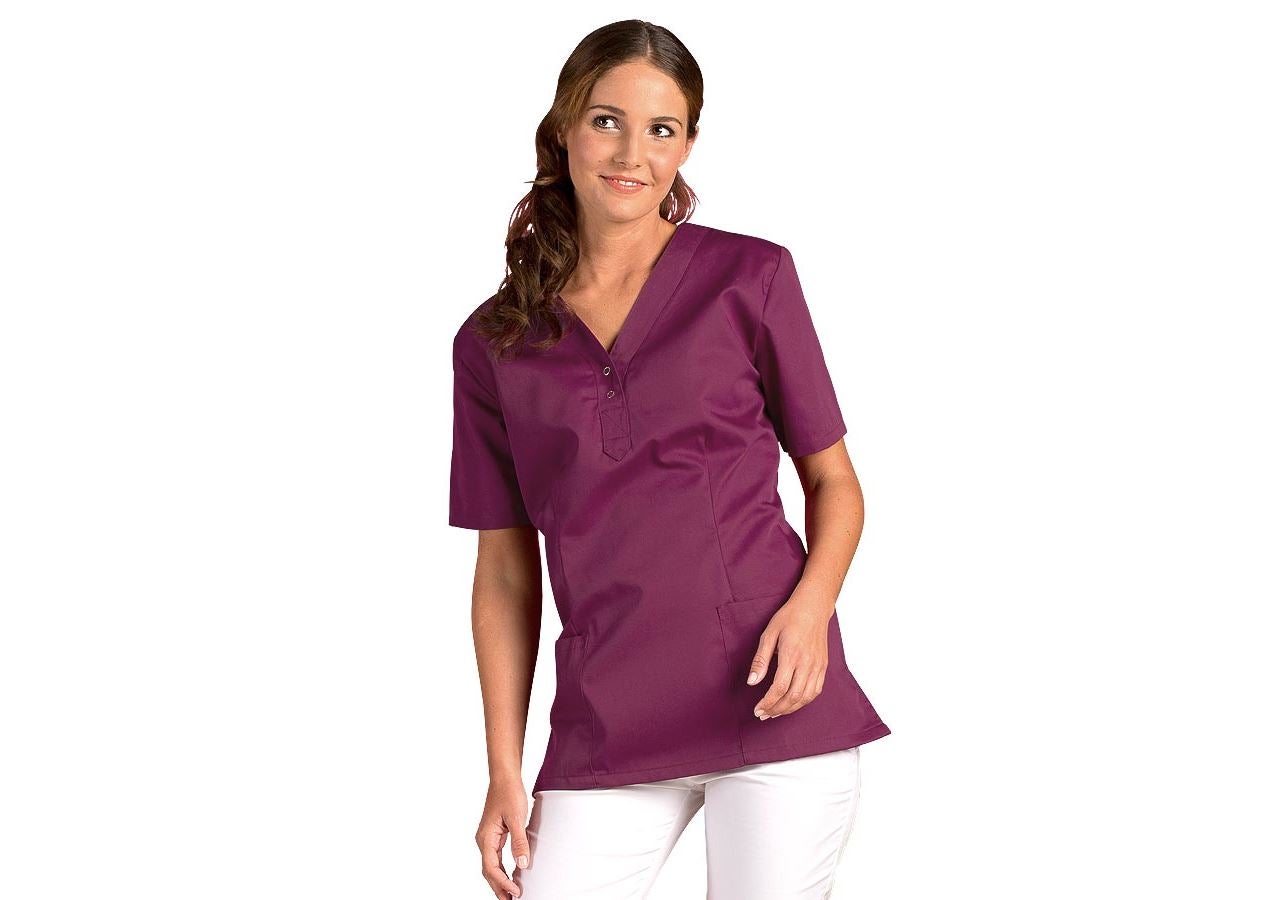 Tričká, pulóvre a košele: Pracovná košeľa Julica + cranberry