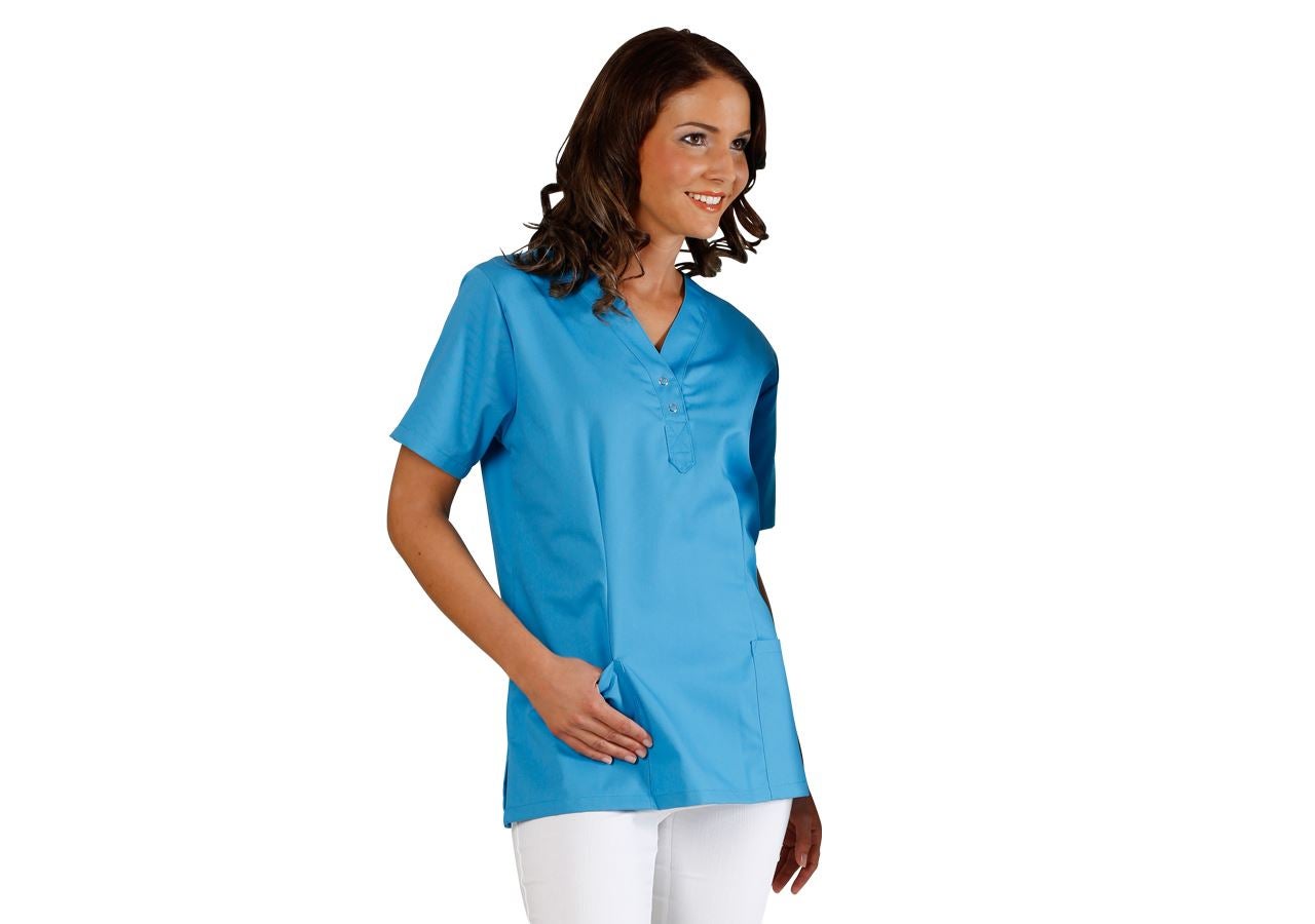 Tričká, pulóvre a košele: Pracovná košeľa Julica + tyrkysová