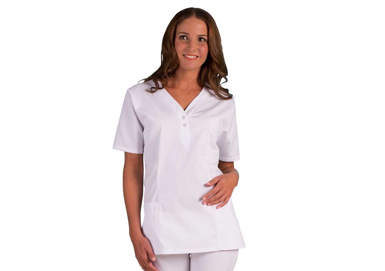 Tričká, pulóvre a košele: Pracovná košeľa Julica + biela