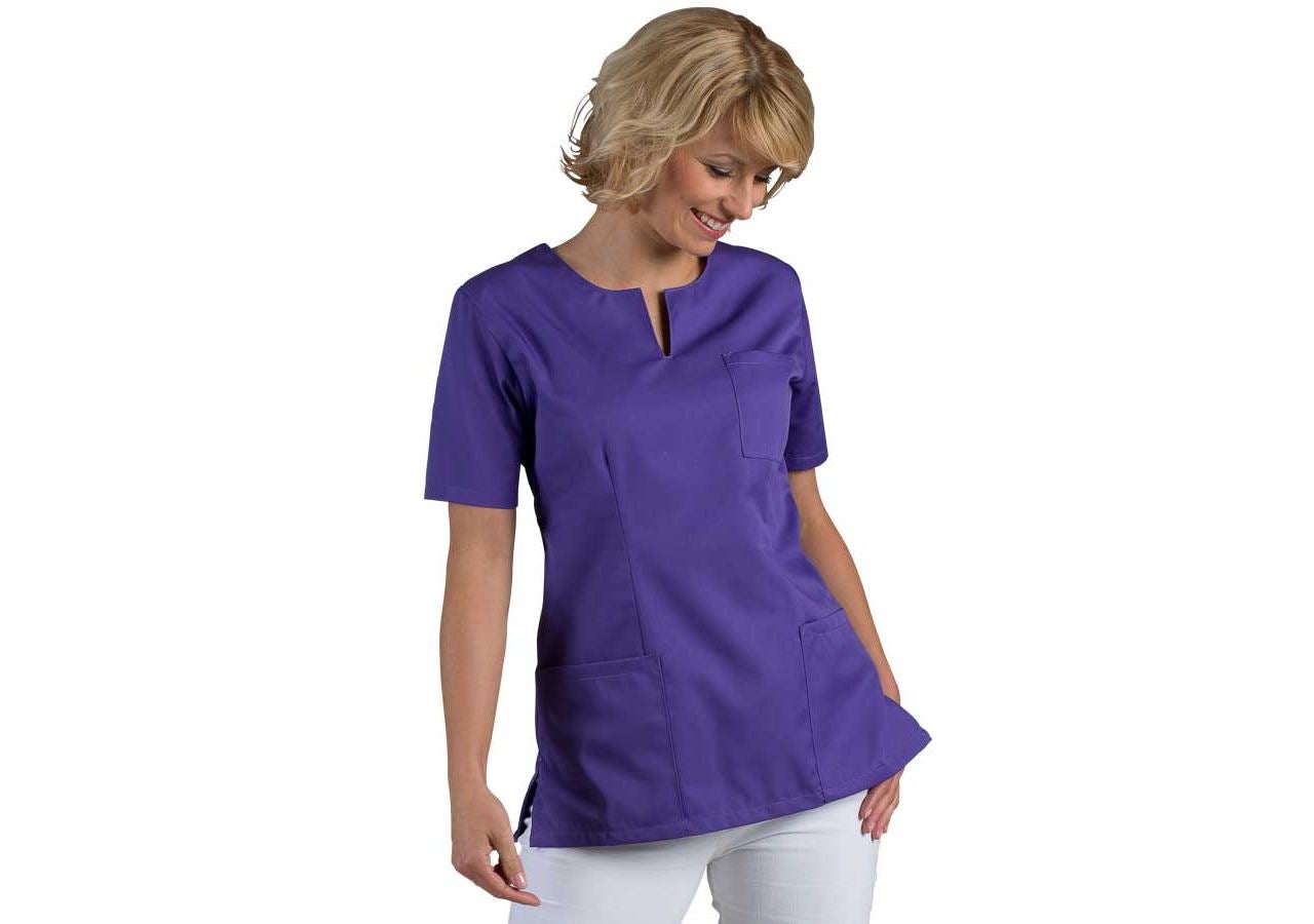 Tričká, pulóvre a košele: Pracovná košeľa Susi + purple