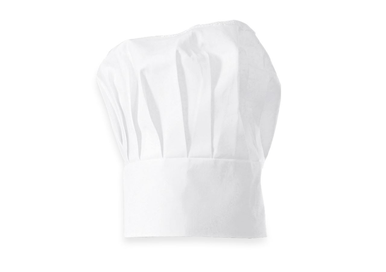 Doplnky: Kuchárska čapica + biela