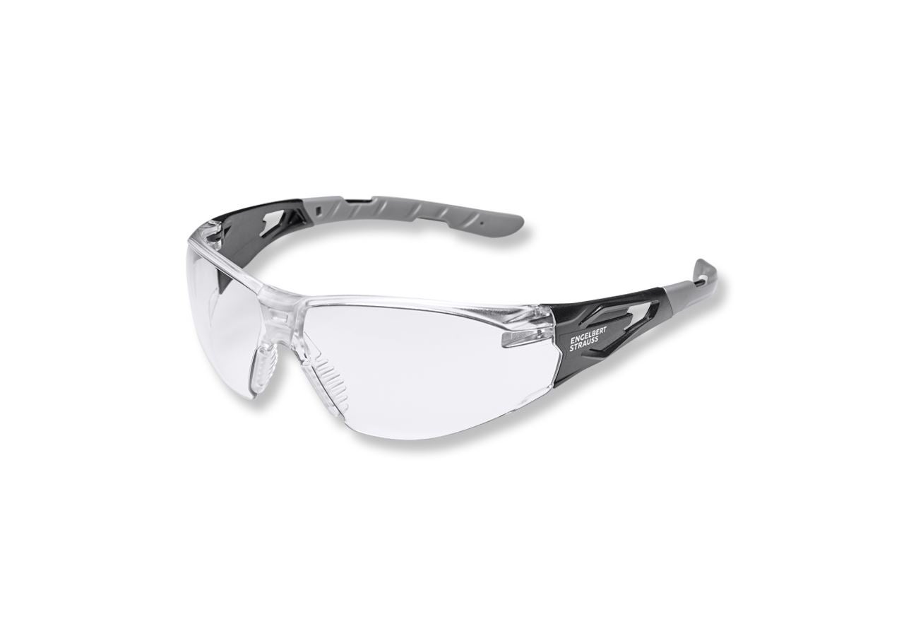 Ochranné okuliare: Dámske ochranné okuliare e.s. Wise + číra-transparentná/čierna