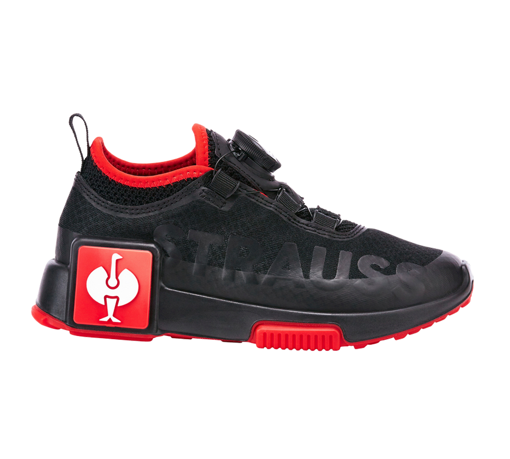 Detská obuv: Viacúčelová obuv e.s. Etosha, detská + čierna/červená strauss