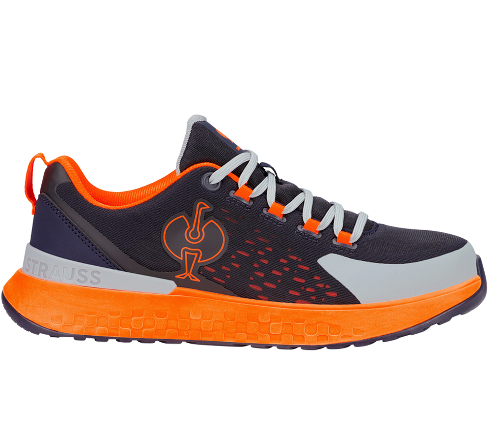 SB: SB Bezpečnostná obuv e.s. Comoe low + tmavomodrá/výstražná oranžová