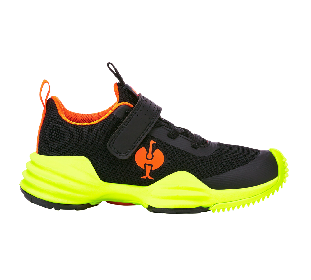 Detská obuv: Viacúčelová obuv e.s. Porto, detská + čierna/výstražná žltá/výstražná oranžová