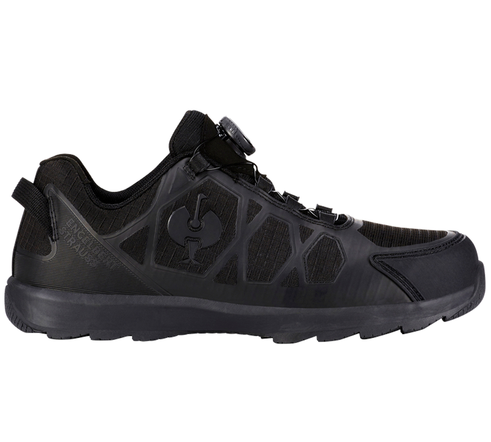 Gastro / Kuchárska obuv: S1 bezpečnostné poltopánky e.s. Baham II low + čierna
