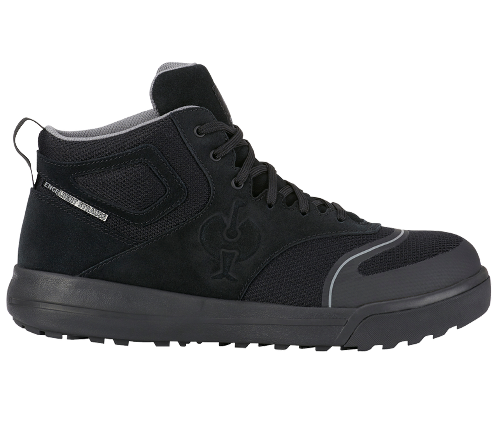 S1: S1 bezpečnostná obuv e.s. Vasegus II mid + čierna