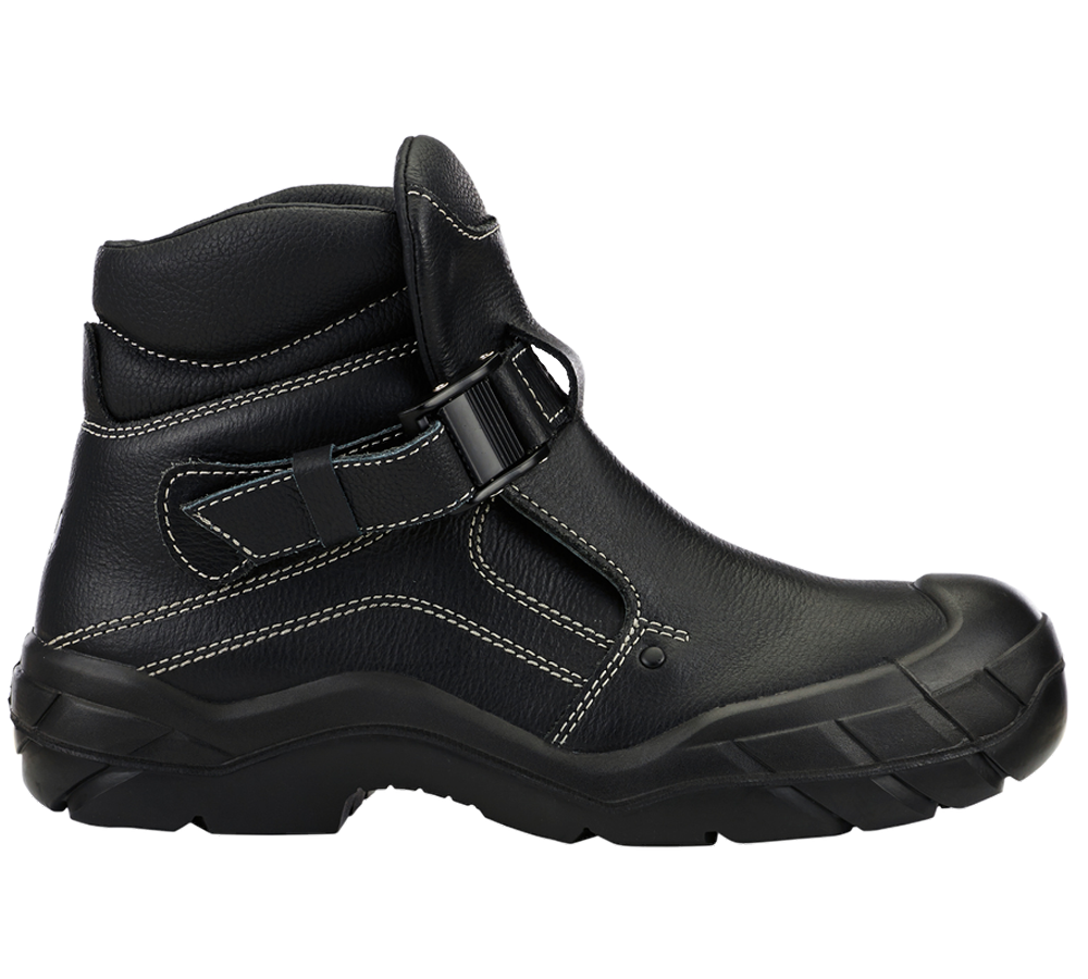 S3: zváračská bezpečnostná obuv e.s. Pleione + čierna