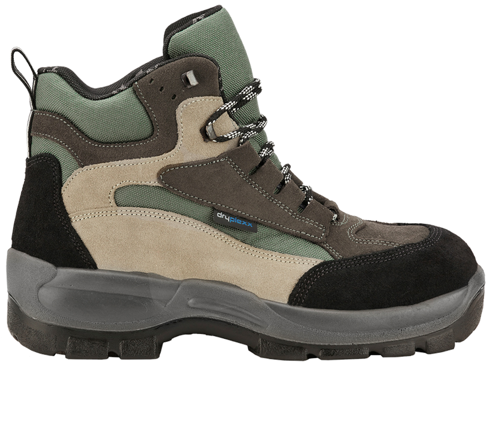 Strechári / Tesári / Pokrývač obuv: S3 bezpečnostná obuv Rhön + olivová/kaki
