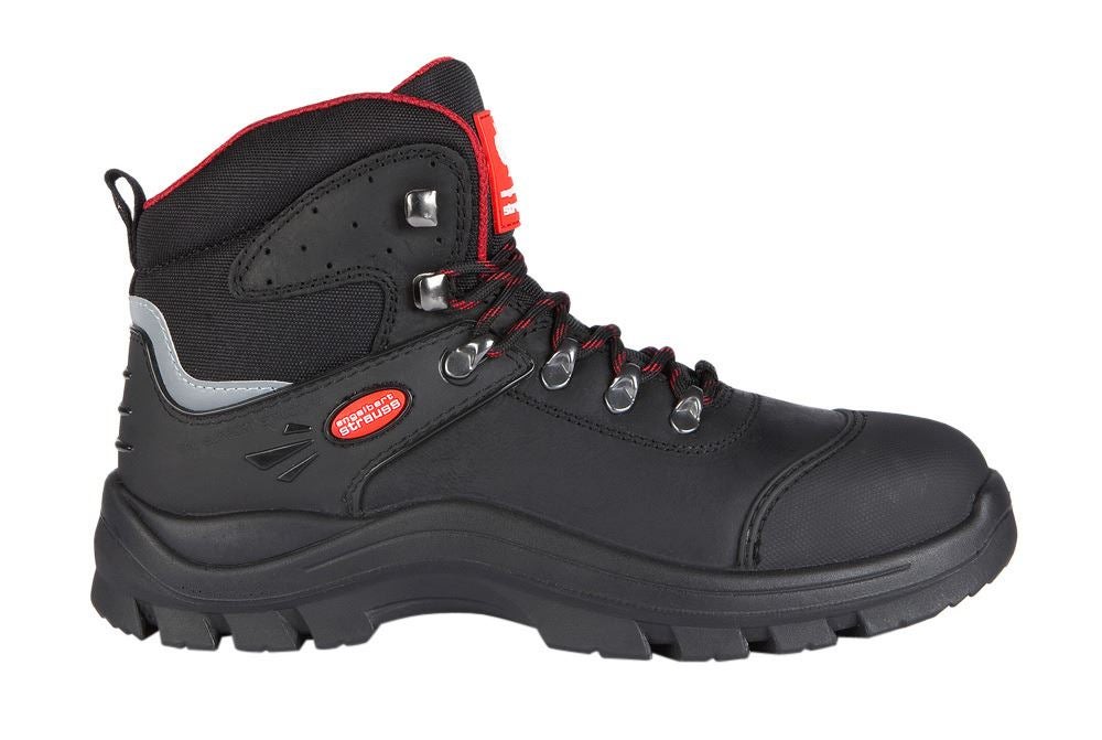 S3: S3 bezpečnostná obuv David + čierna/červená