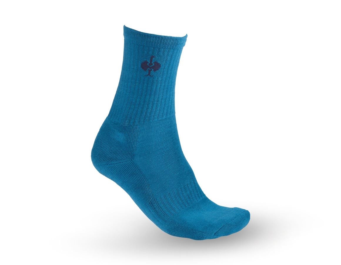 Ponožky | Pančuchy: Univerzálne ponožky e.s. Classic light/high + atolová/tmavomodrá