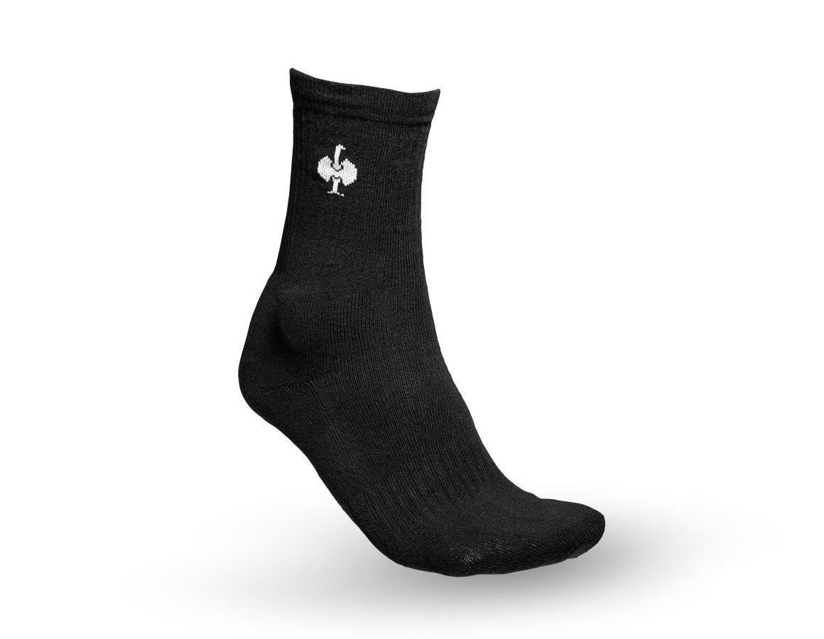 Ponožky | Pančuchy: Univerzálne ponožky e.s. Classic light/high + čierna