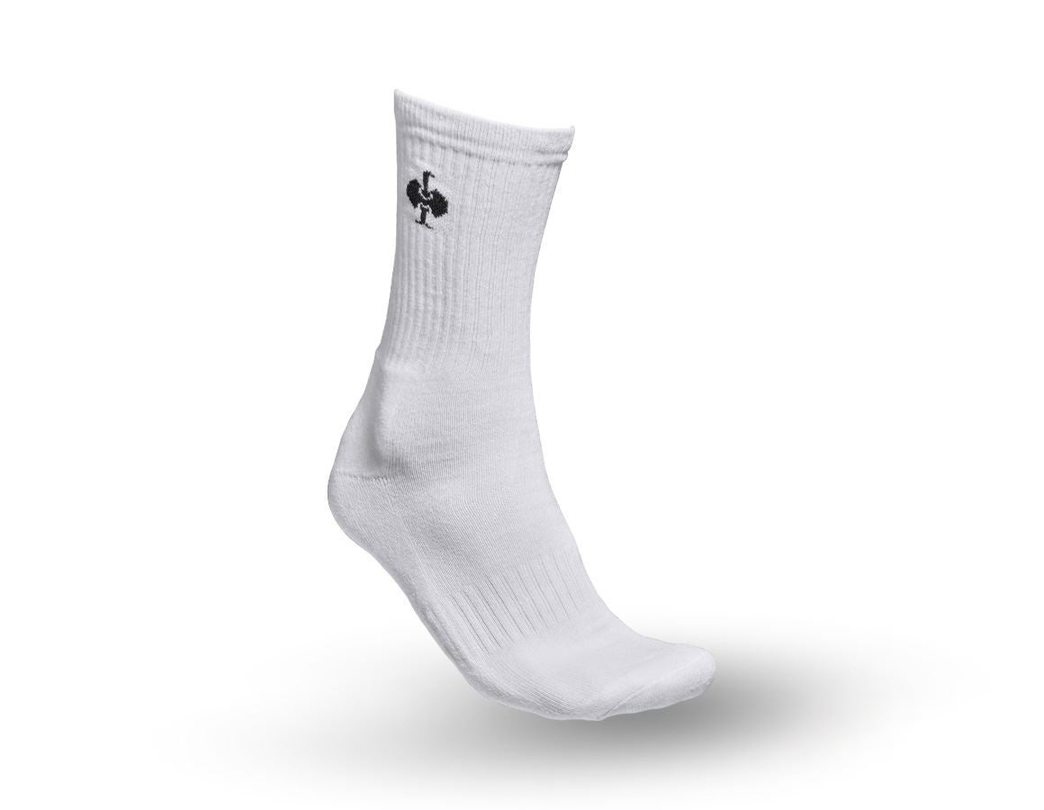 Ponožky | Pančuchy: Univerzálne ponožky e.s. Classic light/high + biela