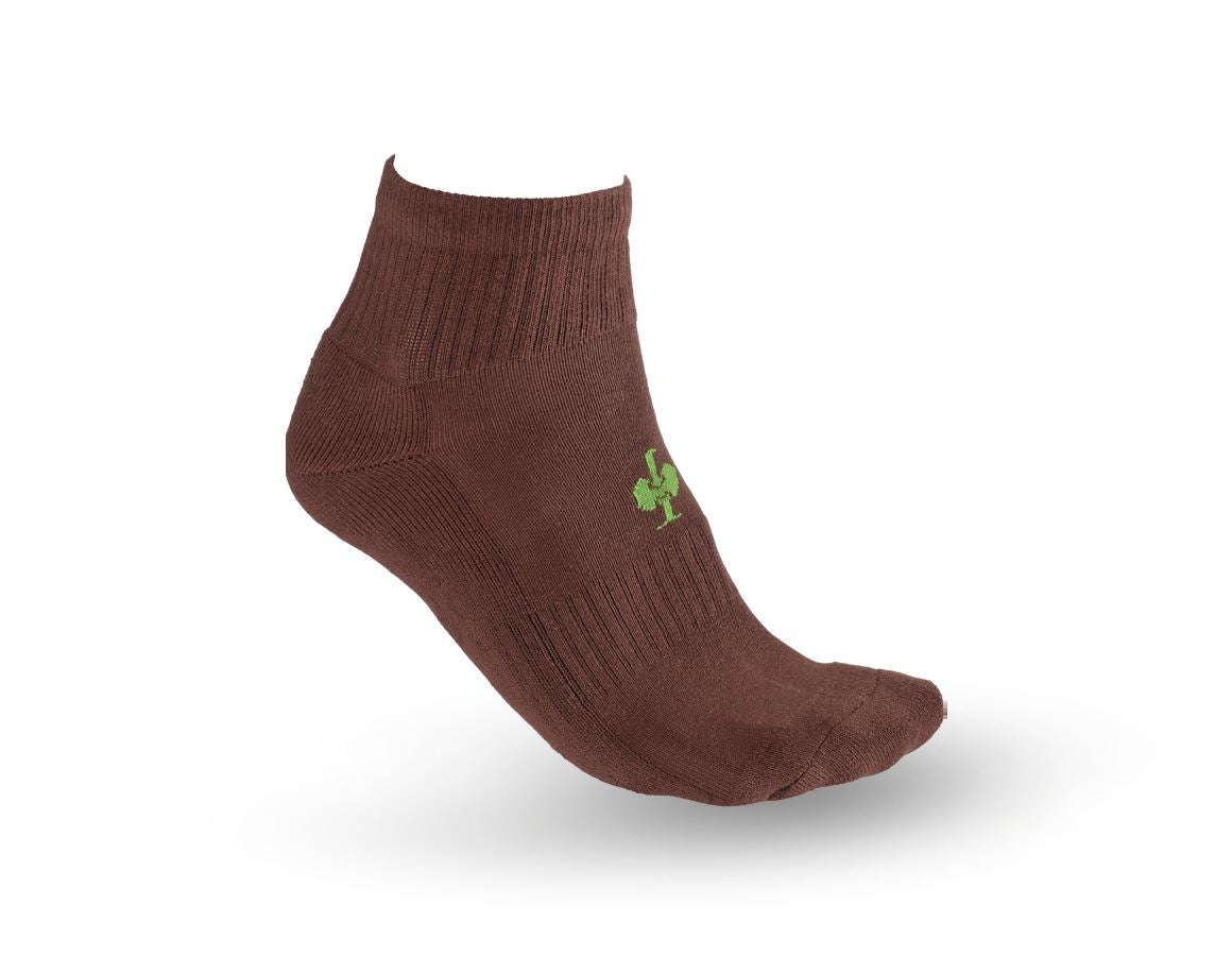 Ponožky | Pančuchy: Univerzálne ponožky e.s. Classic light/mid + gaštanová/morská zelená