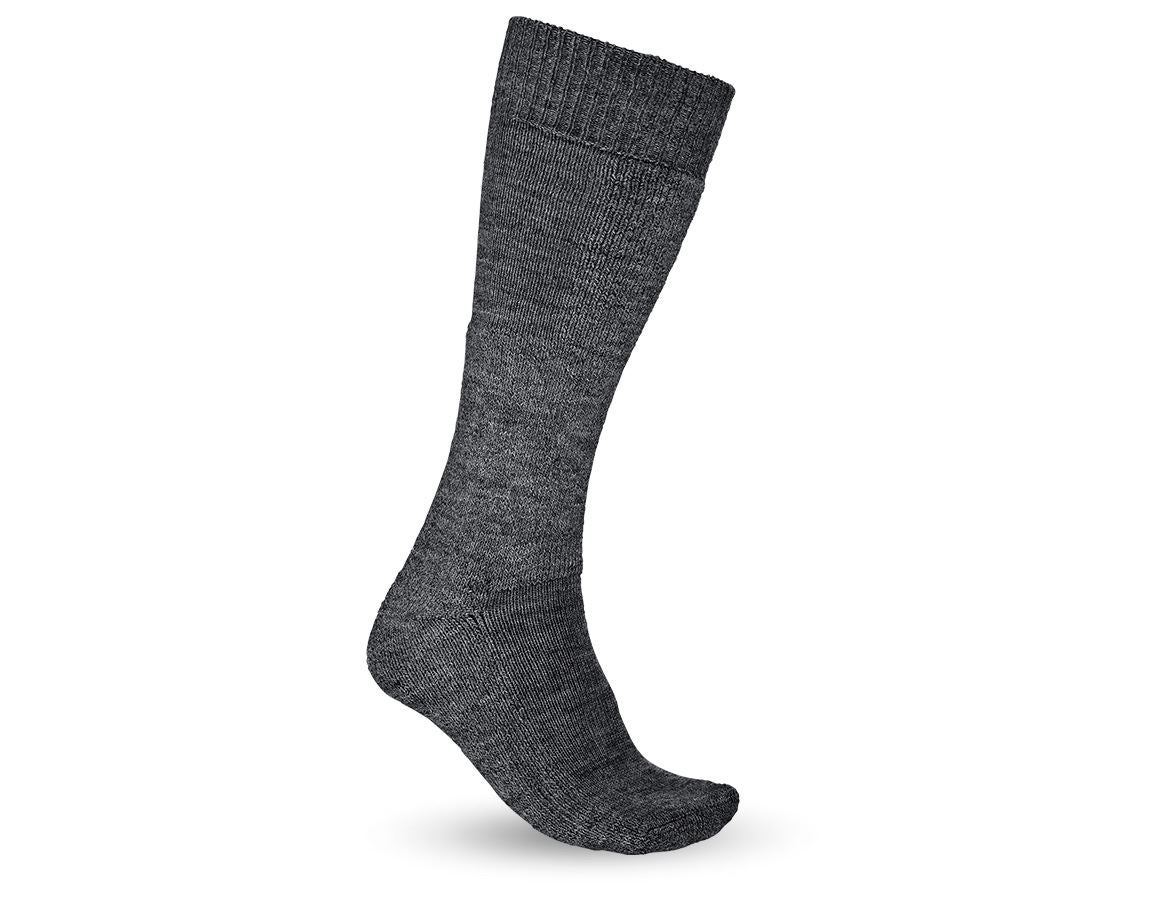 Ponožky | Pančuchy: Turistické ponožky e.s. Nature x-warm/x-high + antracitová