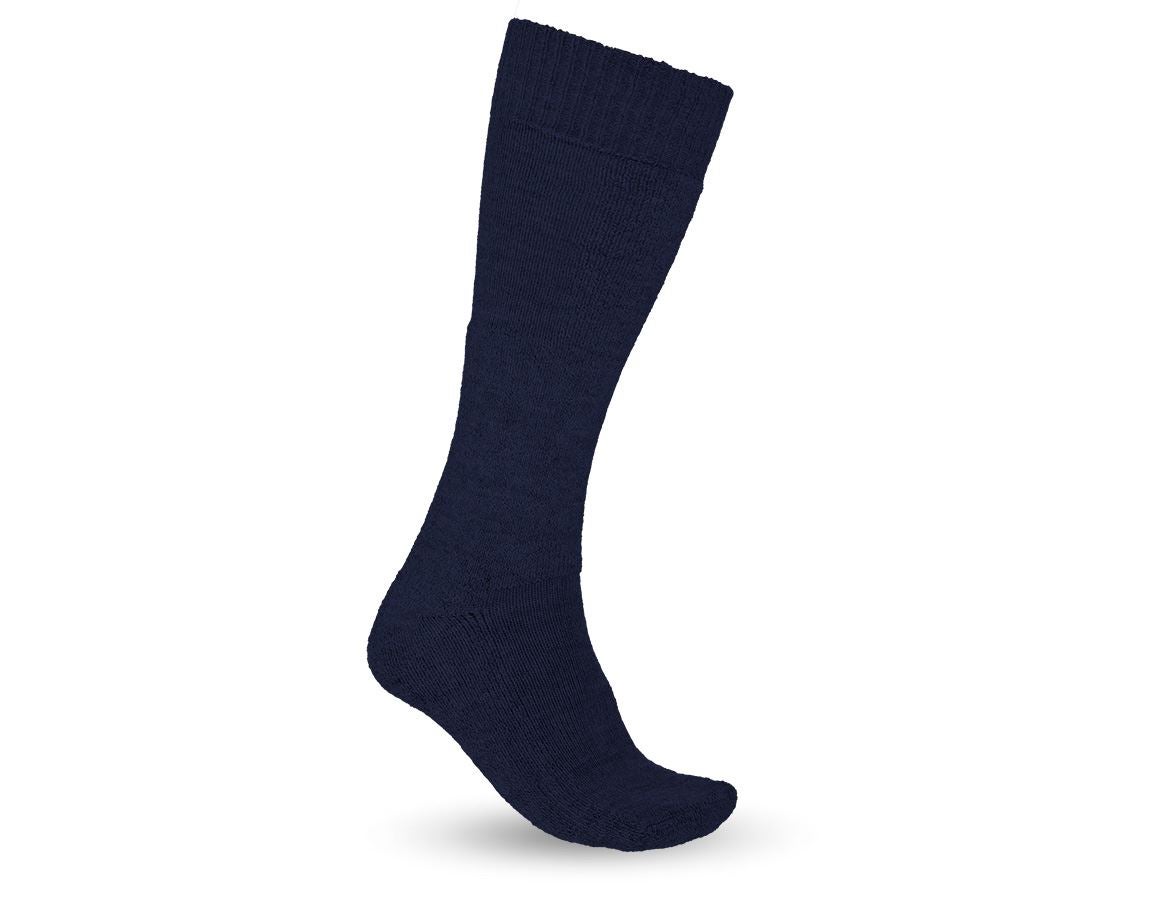 Ponožky | Pančuchy: Turistické ponožky e.s. Nature x-warm/x-high + modrá