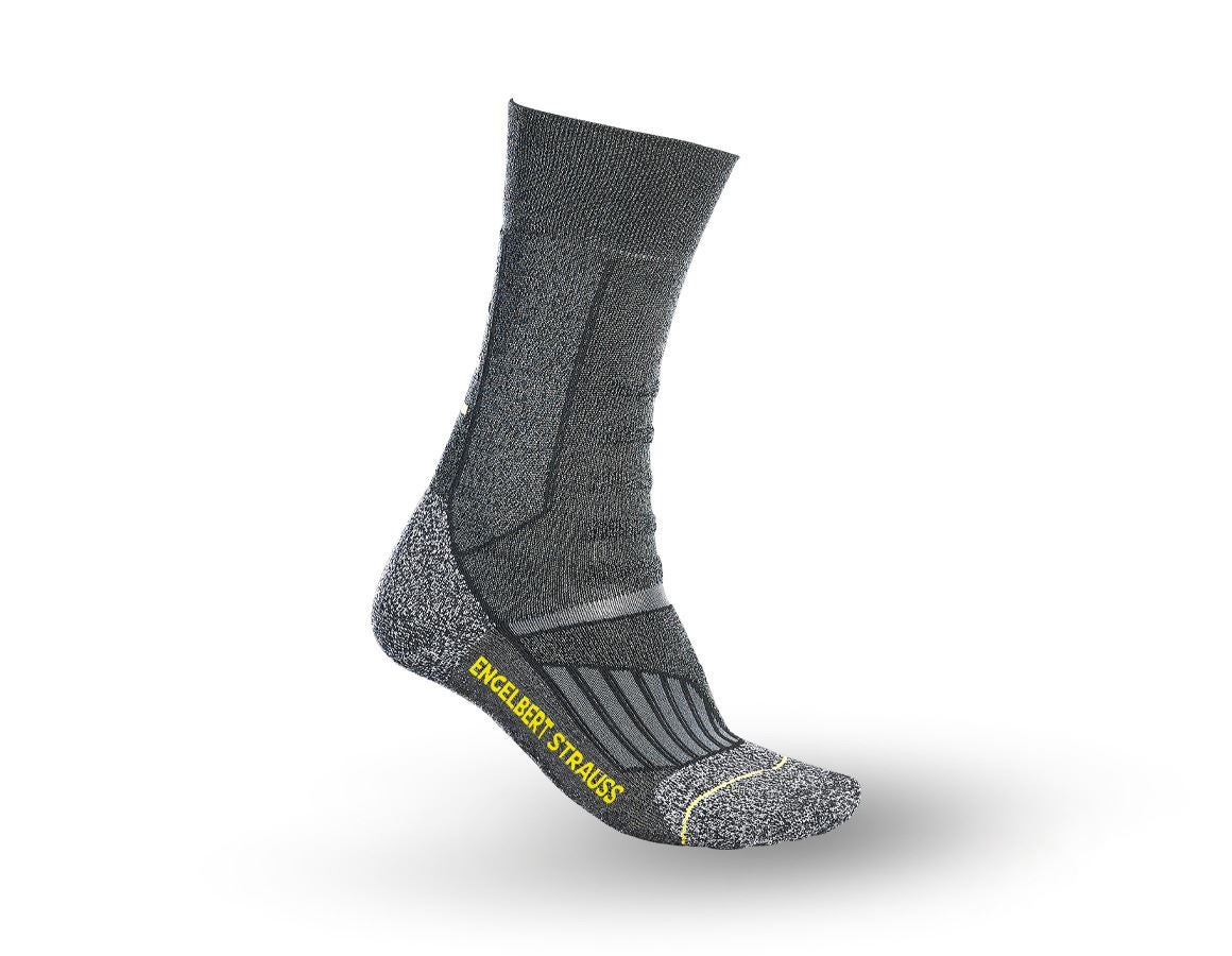 Studená: Univerzálne ponožky e.s. Function light/high + tmavosivá melanž