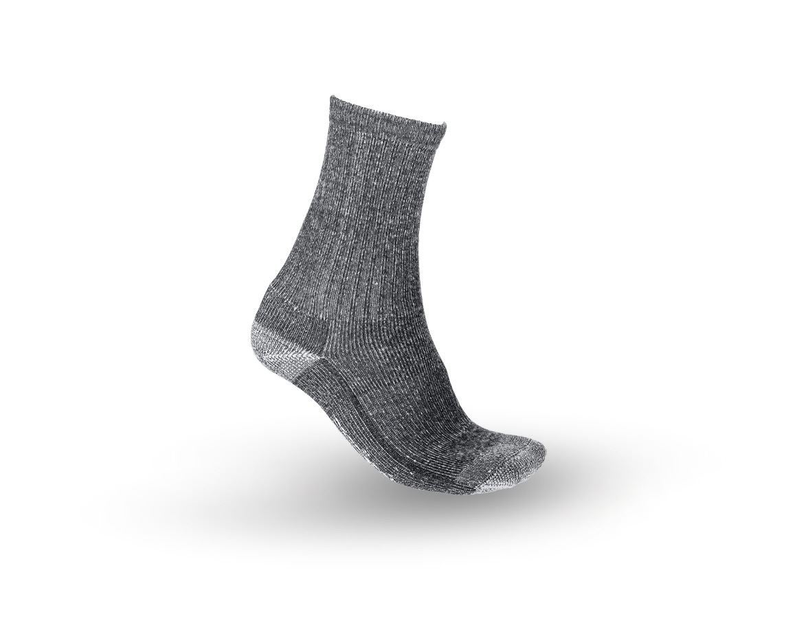 Ponožky | Pančuchy: Merino ponožky e.s. Nature warm/high + titánová melanž