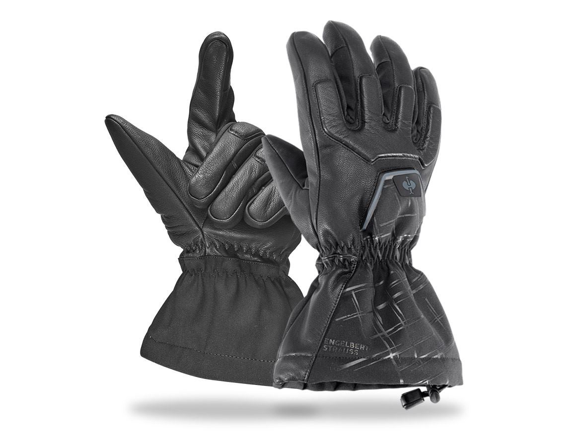 Hybridné: Zimné rukavice e.s. Cupid Ice + čierna/sivá