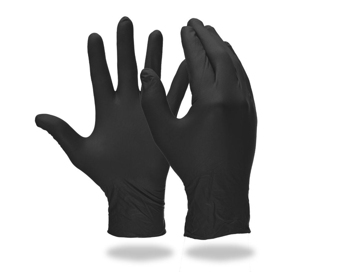 Jednorazové rukavice: Jednorazové latexové vyšetrovacie rukav.,bez púdru + čierna