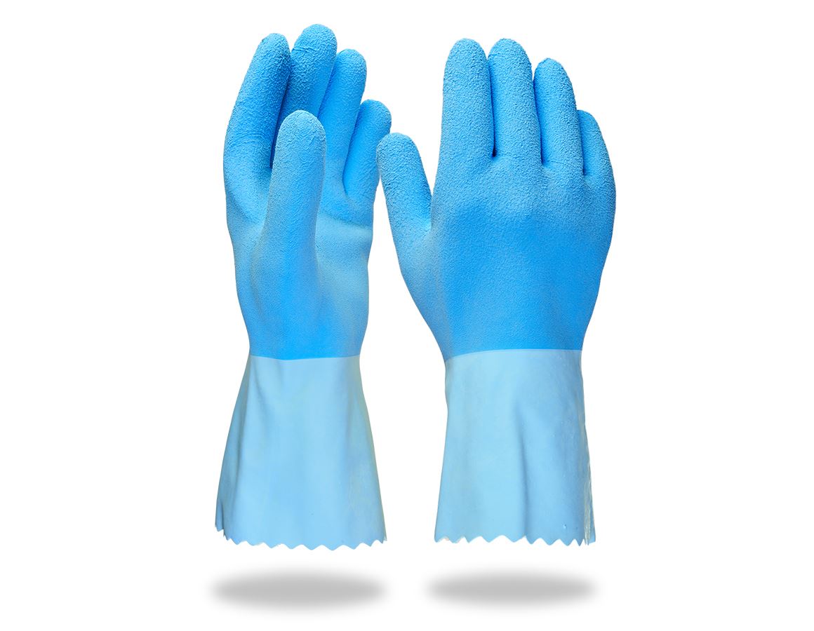 S povrchovou úpravou: Špeciálne latexové rukavice Hy Blue