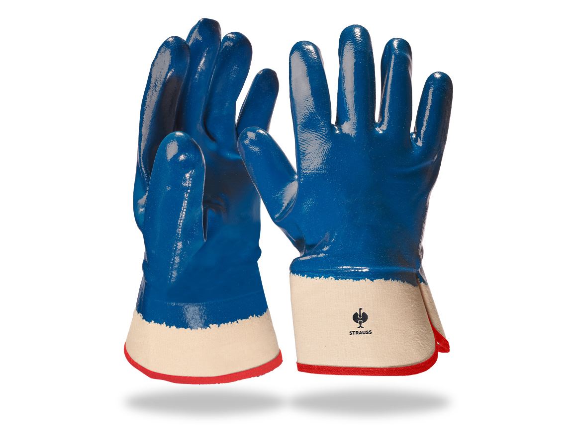 S povrchovou úpravou: Nitrilové rukavice ESH N630