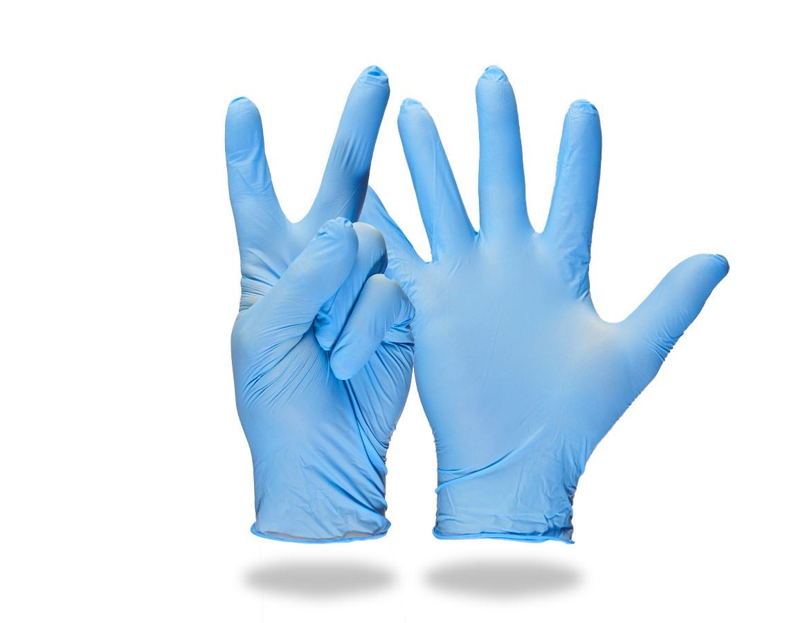Jednorazové rukavice: Jednorazové nitrilové vyšetrovacie rukavice,bez p. + modrá