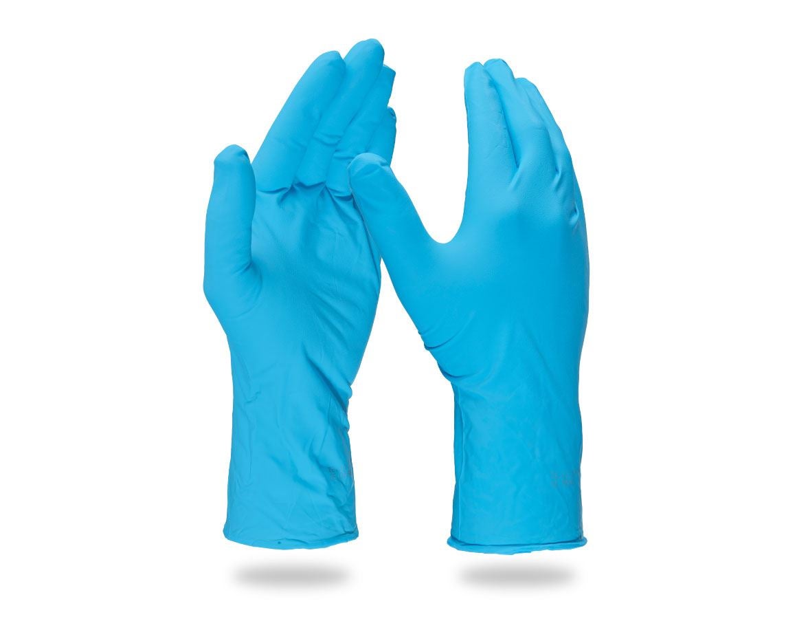 S povrchovou úpravou: Jednorazové nitrilové rukavice Chem Risk II,bez p.
