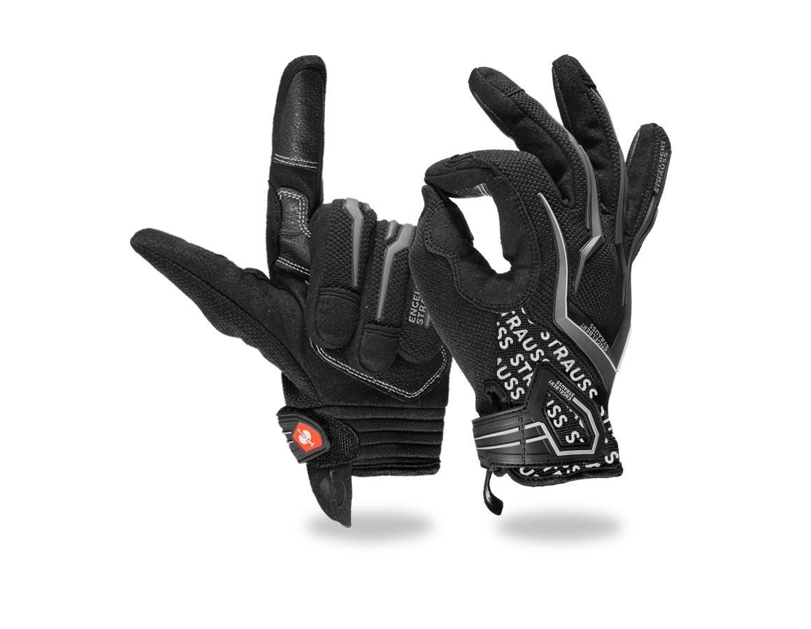 Hybridné: Zimné rukavice pre mechanikov e.s. Mirage Ice + čierna/sivá