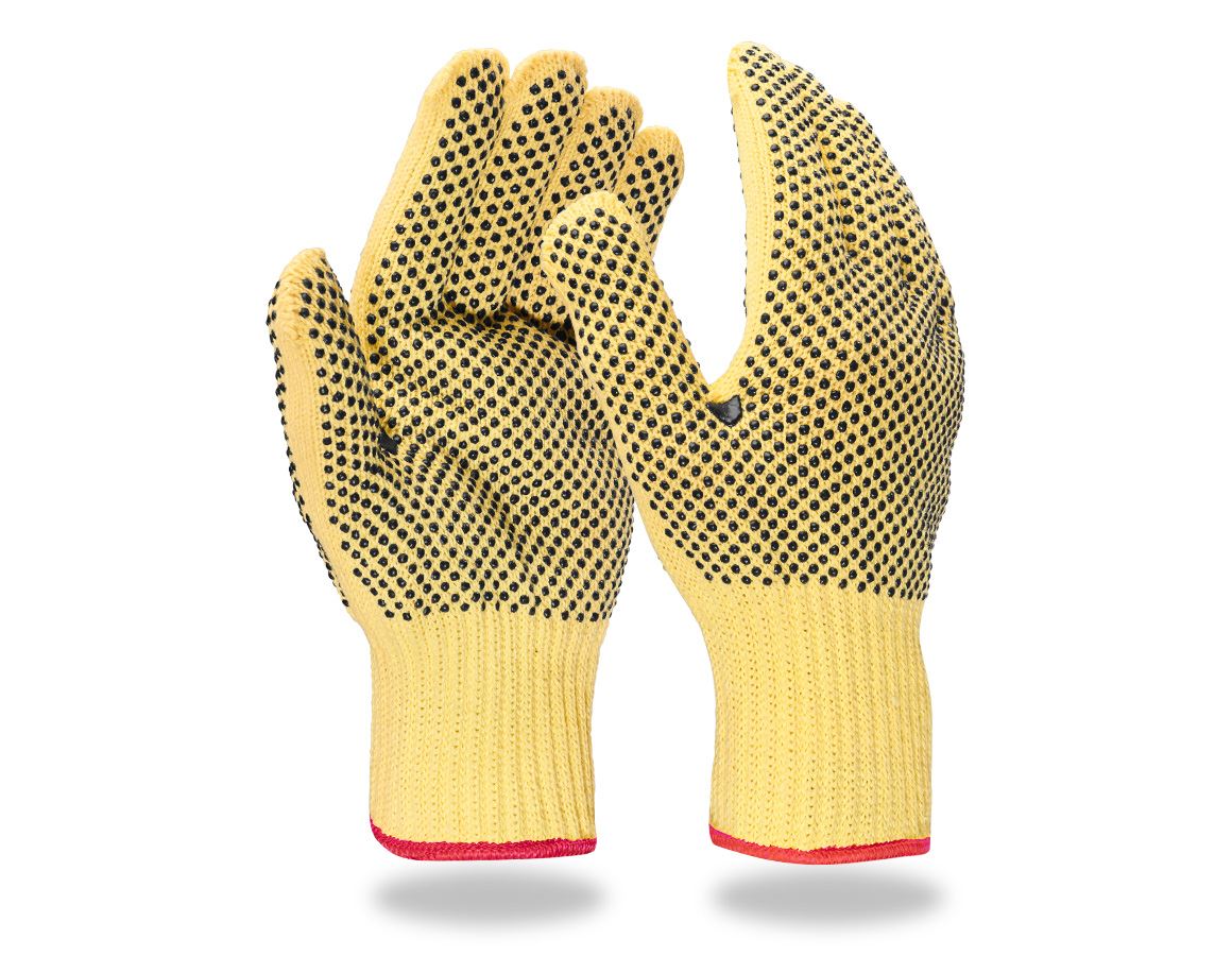 S povrchovou úpravou: Aramidové úpletové rukavice Safe Point