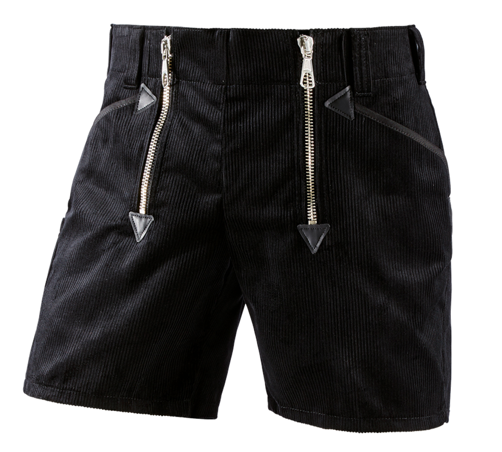 Pracovné nohavice: Cechové šortky e.s. z hrubého kordu + čierna
