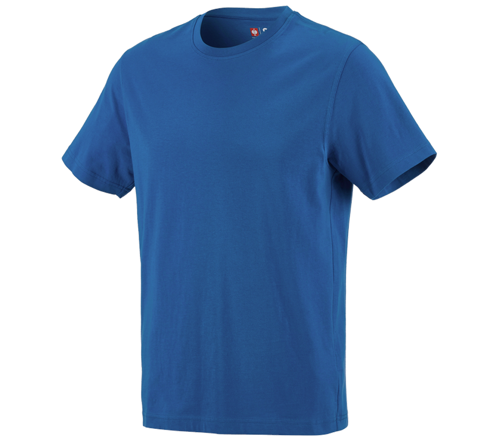 Tričká, pulóvre a košele: Tričko e.s. cotton + enciánová modrá