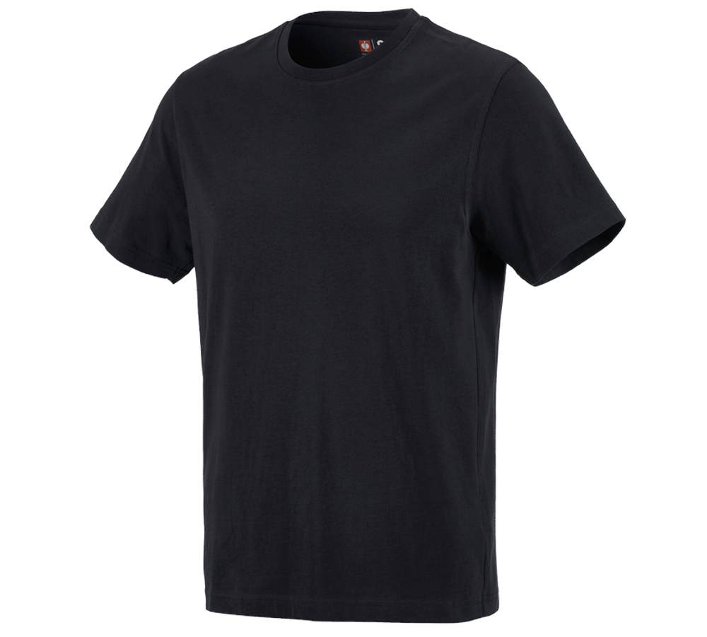 Tričká, pulóvre a košele: Tričko e.s. cotton + čierna
