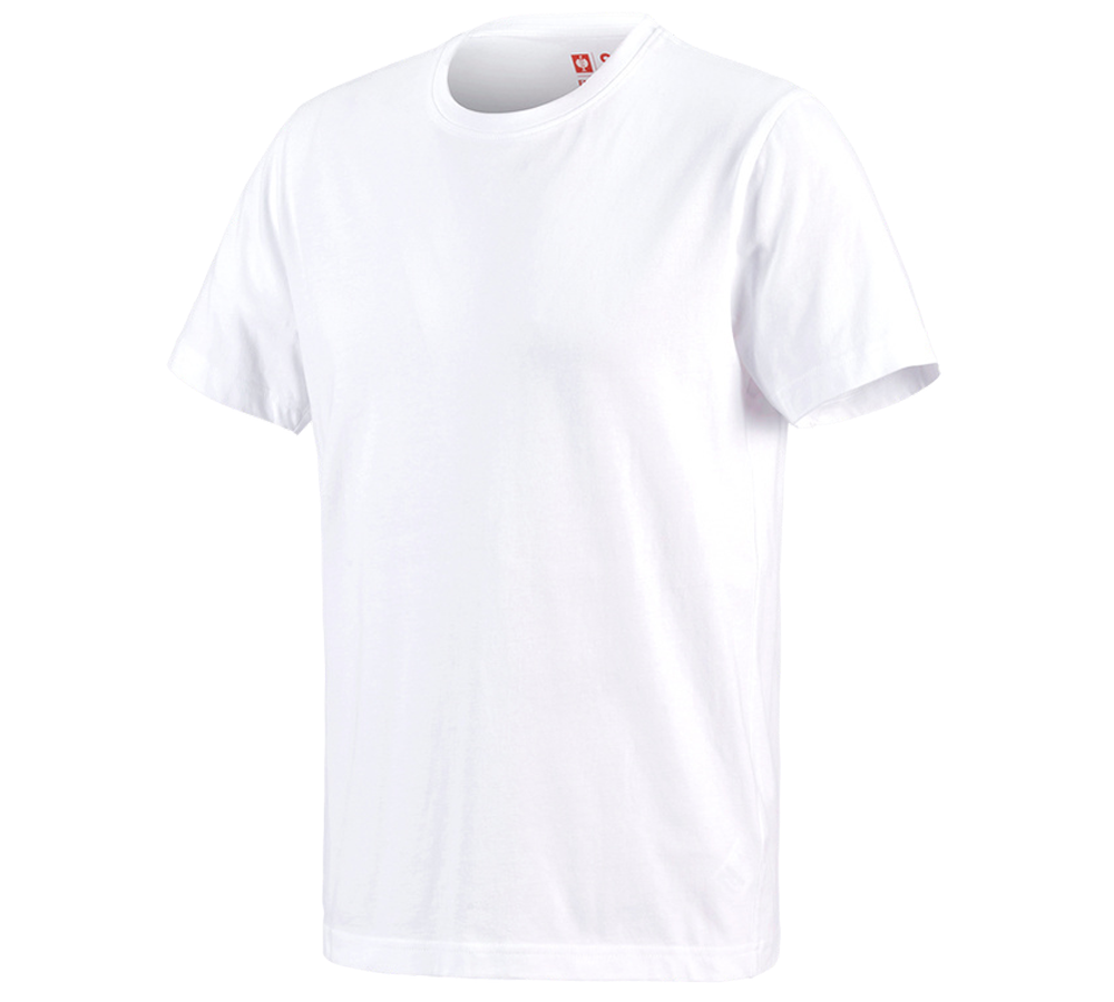 Tričká, pulóvre a košele: Tričko e.s. cotton + biela