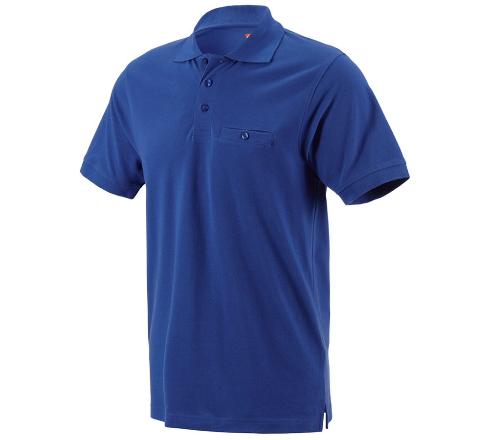 Tričká, pulóvre a košele: Polo tričko e.s. cotton pocket + nevadzovo modrá