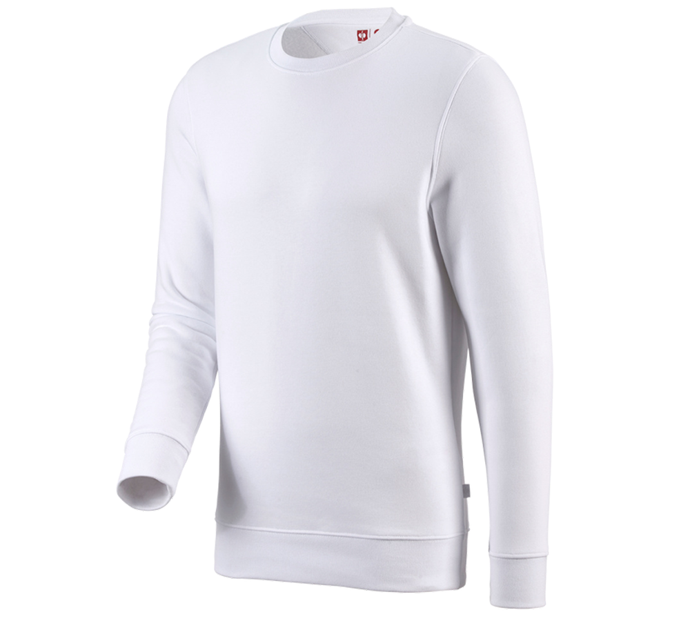 Tričká, pulóvre a košele: Mikina e.s. poly cotton + biela