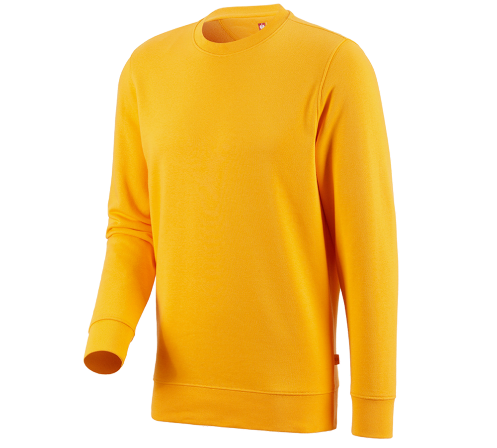Tričká, pulóvre a košele: Mikina e.s. poly cotton + žltá