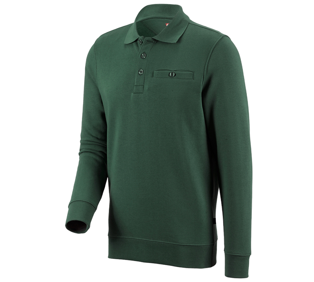 Tričká, pulóvre a košele: Mikina e.s. poly cotton Pocket + zelená